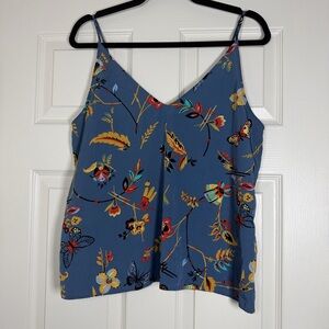 Abercrombie & Fitch Floral/Butterfly/Boho/Hippie/Cottagecore/Flowy Tank Size M